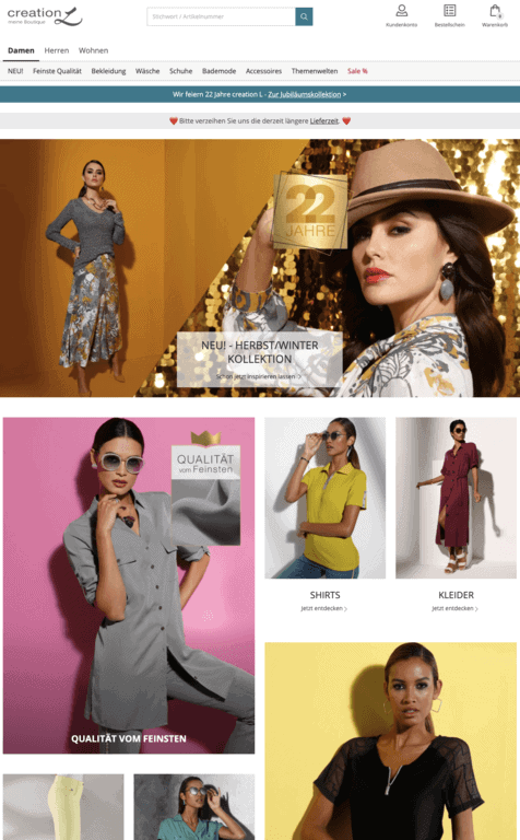 Доставка Creation L в Россию