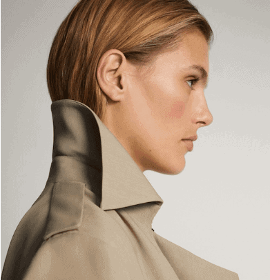 Massimo Dutti LYOCELL RELAXED TRENCH COAT