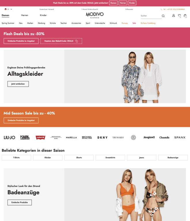 Доставка Modivo в Россию