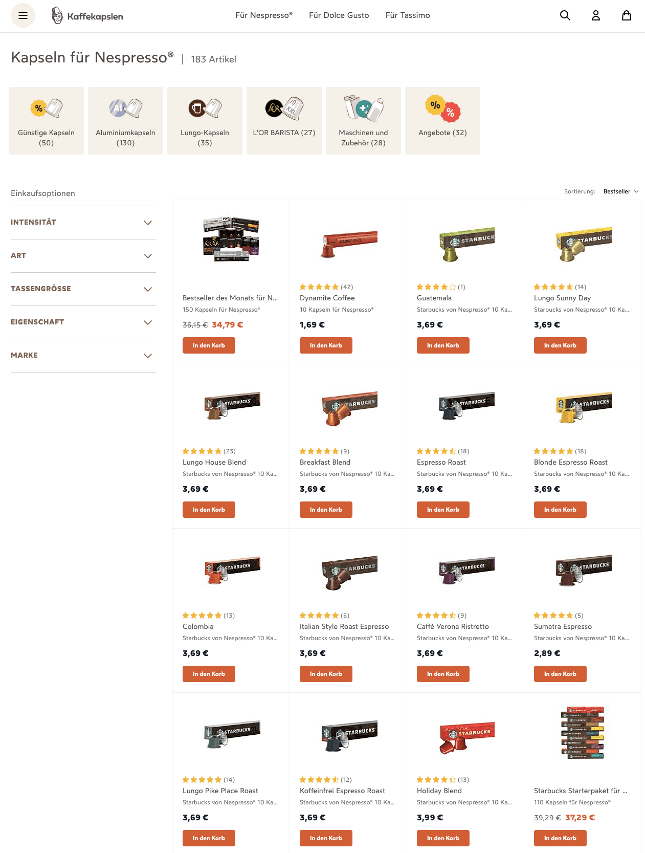 Доставка Coffee capsules for Nestle / Dolce Gusto / Tassimo – капсульной системы в Россию