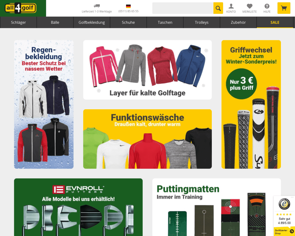 Доставка all4golf в Россию