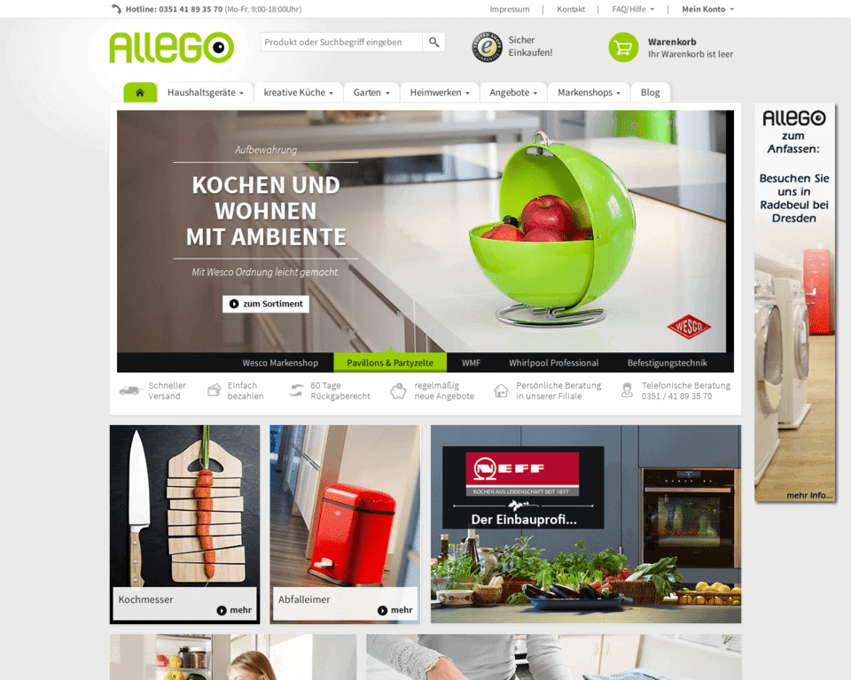 Доставка Allego в Россию