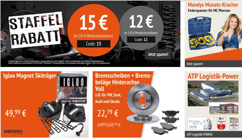 Доставка ATP-autoteile в Россию