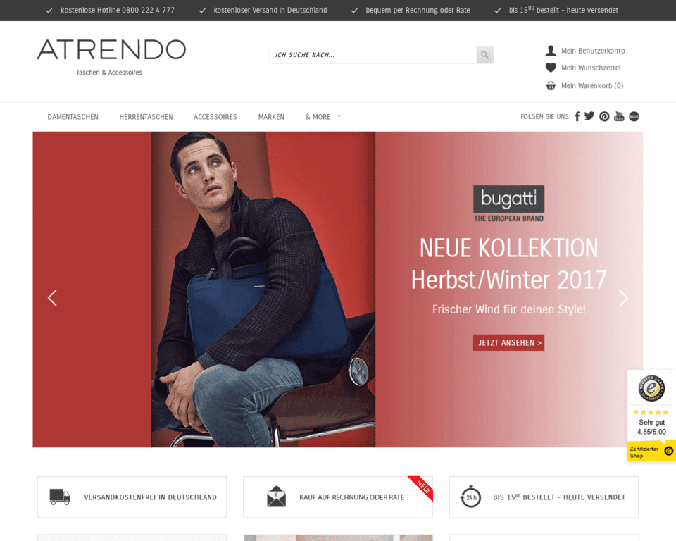 Доставка Atrendo в Россию