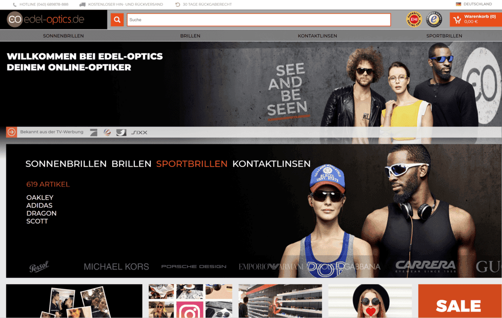 Доставка Edel Optics в Россию