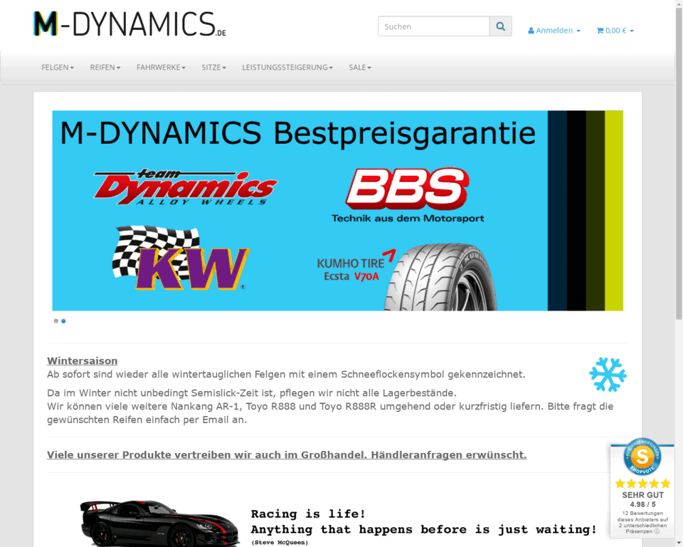 Доставка M Dynamics в Россию