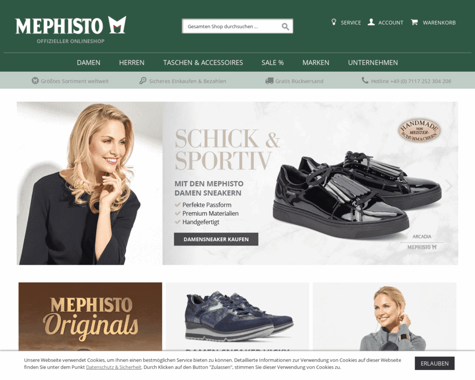 Доставка Mephisto в Россию