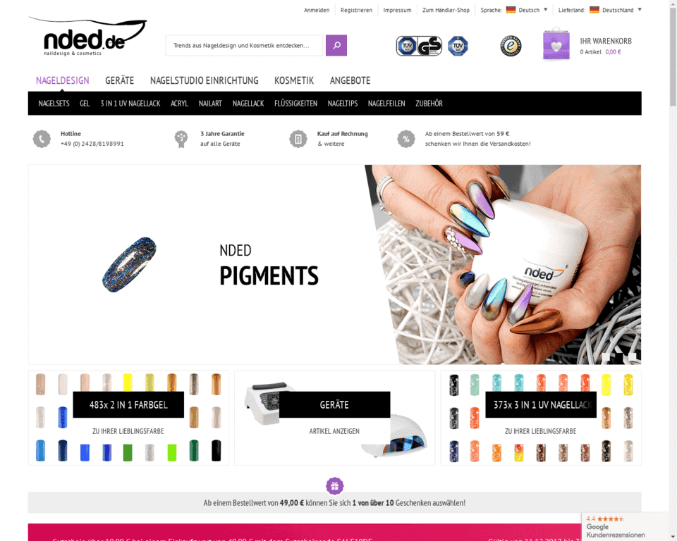 Доставка NDED в Россию