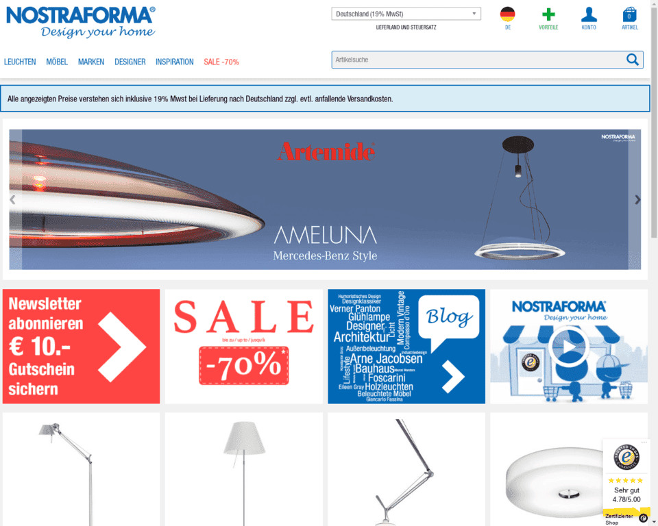 Доставка Nostraforma в Россию