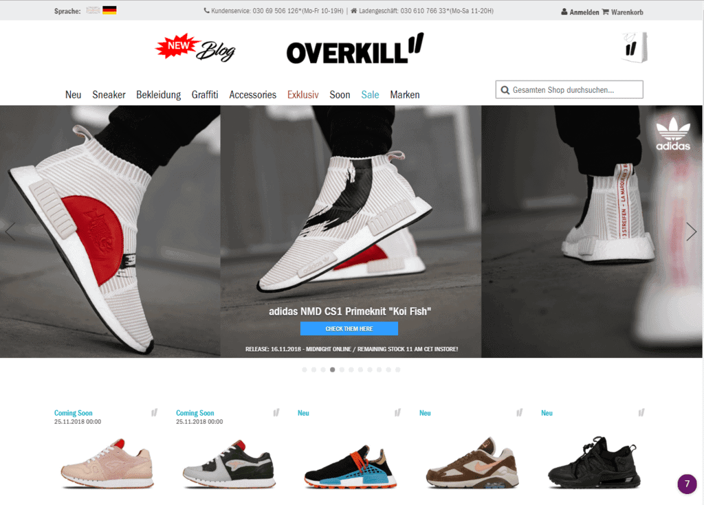 Доставка Overkill в Россию