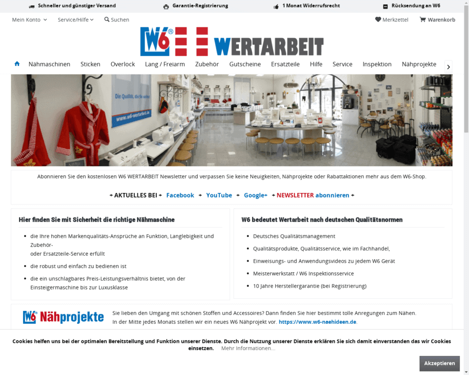 Доставка W6 Naehmaschienen в Россию