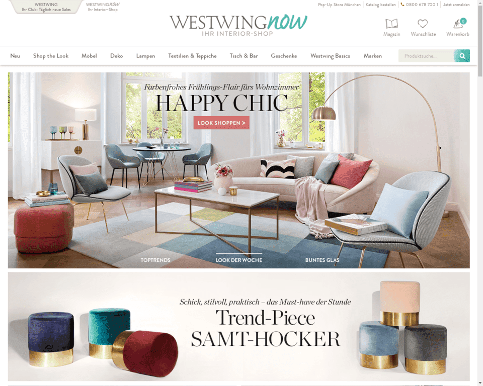 Доставка Westwing Now в Россию