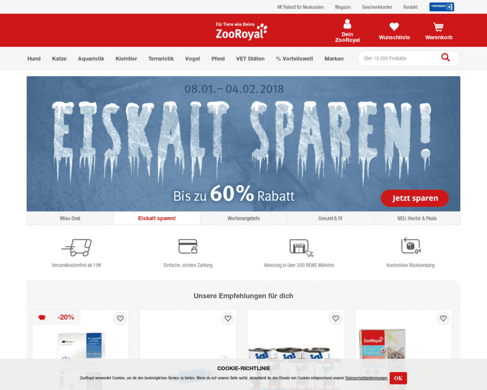 Доставка Zoo Royal в Россию